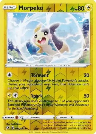 Morpeko 073/192 (SWSH02: Rebel Clash)  - Reverse Holofoil | Good Games Adelaide SA