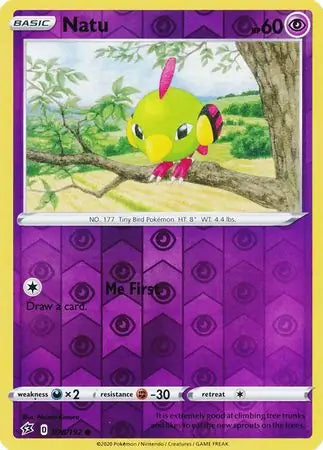 Natu 076/192 (SWSH02: Rebel Clash)  - Reverse Holofoil | Good Games Adelaide SA