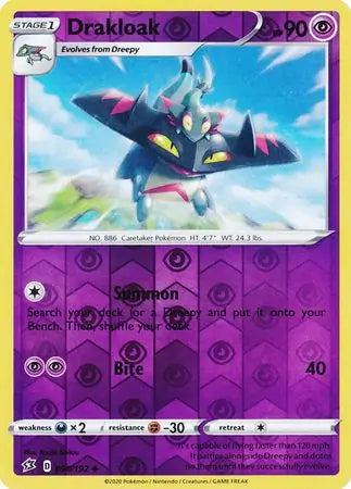 Drakloak 090/192 (SWSH02: Rebel Clash)  - Reverse Holofoil | Good Games Adelaide SA