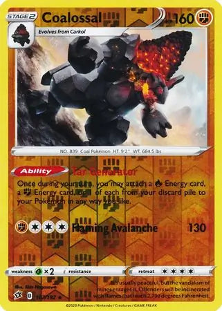 Coalossal 107/192 (SWSH02: Rebel Clash)  - Reverse Holofoil | Good Games Adelaide SA