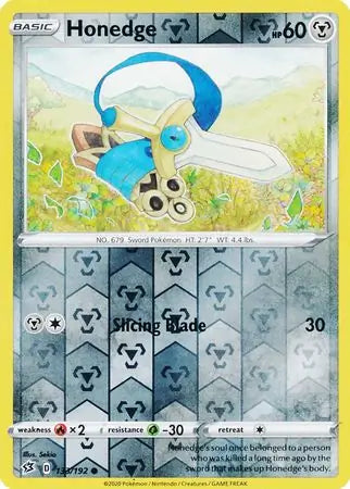 Honedge 133/192 (SWSH02: Rebel Clash)  - Reverse Holofoil | Good Games Adelaide SA