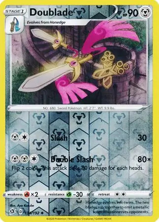 Doublade 134/192 (SWSH02: Rebel Clash)  - Reverse Holofoil | Good Games Adelaide SA