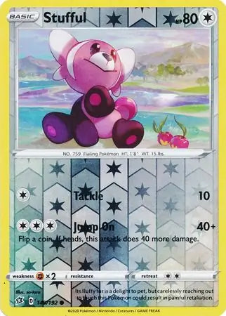 Stufful 149/192 (SWSH02: Rebel Clash)  - Reverse Holofoil | Good Games Adelaide SA