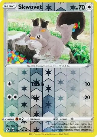 Skwovet 151/192 (SWSH02: Rebel Clash)  - Reverse Holofoil | Good Games Adelaide SA