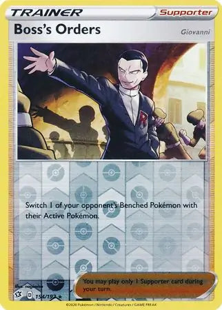 Boss's Orders 154/192 (SWSH02: Rebel Clash)  - Reverse Holofoil | Good Games Adelaide SA