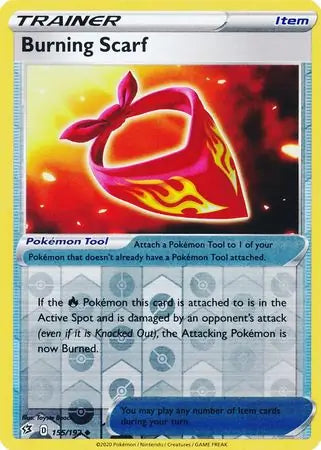 Burning Scarf 155/192 (SWSH02: Rebel Clash)  - Reverse Holofoil | Good Games Adelaide SA