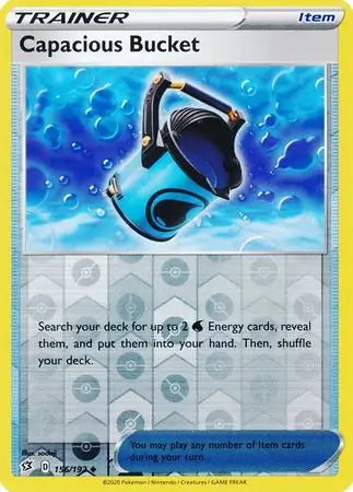 Capacious Bucket 156/192 (SWSH02: Rebel Clash)  - Reverse Holofoil | Good Games Adelaide SA