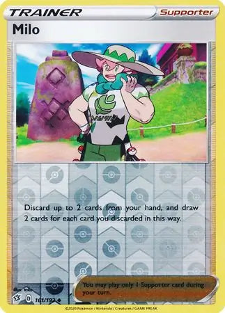 Milo 161/192 (SWSH02: Rebel Clash)  - Reverse Holofoil | Good Games Adelaide SA