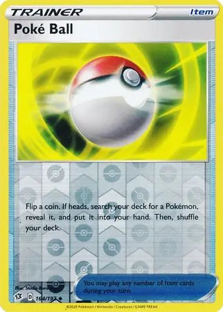 Poke Ball 164/192 (SWSH02: Rebel Clash)  - Reverse Holofoil | Good Games Adelaide SA