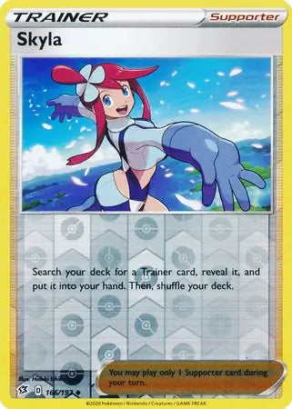 Skyla 166/192 (SWSH02: Rebel Clash)  - Reverse Holofoil | Good Games Adelaide SA