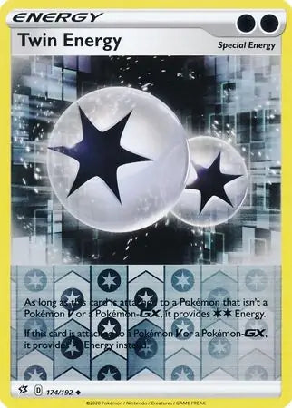 Twin Energy 174/192 (SWSH02: Rebel Clash)  - Reverse Holofoil | Good Games Adelaide SA