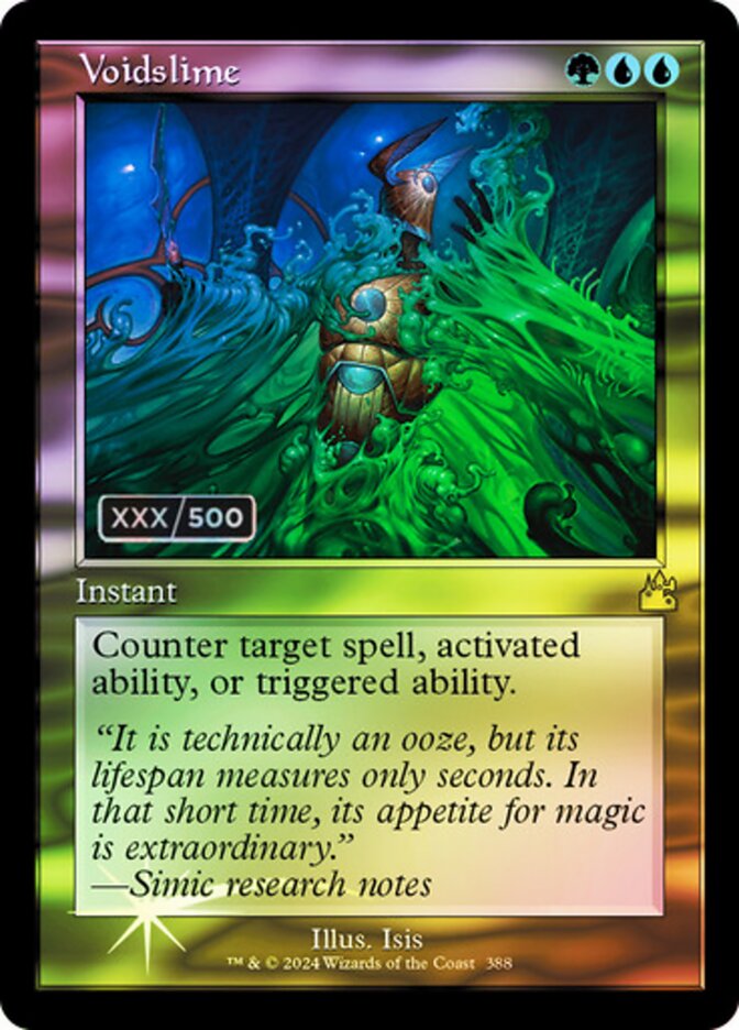 Voidslime Serialized 388 (Ravnica Remastered)  - Foil | Good Games Adelaide SA