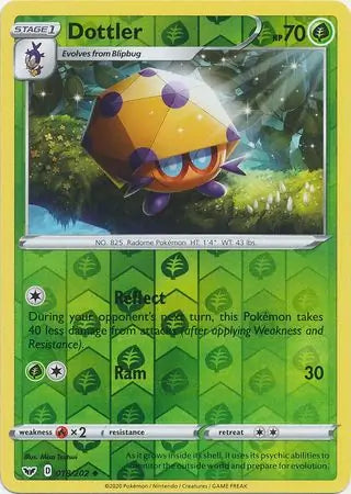 Dottler 018/202 (SWSH01: Sword & Shield Base Set)  - Reverse Holofoil | Good Games Adelaide SA