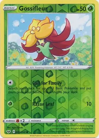 Gossifleur 020/202 (SWSH01: Sword & Shield Base Set)  - Reverse Holofoil | Good Games Adelaide SA