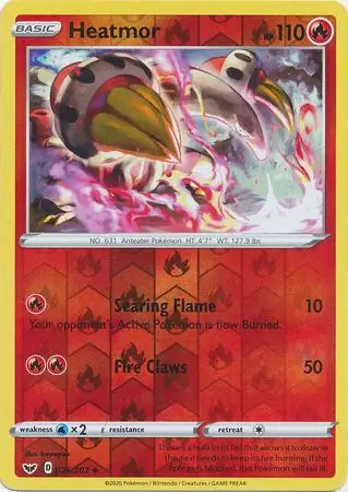 Heatmor 026/202 (SWSH01: Sword & Shield Base Set)  - Reverse Holofoil | Good Games Adelaide SA