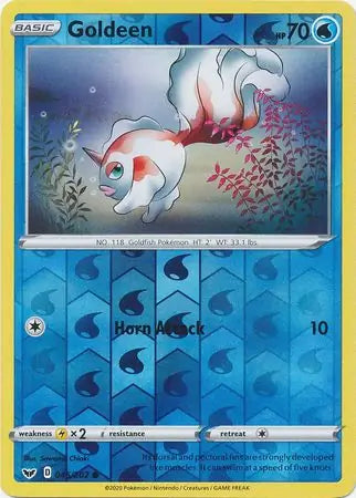 Goldeen 045/202 (SWSH01: Sword & Shield Base Set)  - Reverse Holofoil | Good Games Adelaide SA