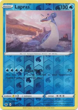Lapras 048/202 (SWSH01: Sword & Shield Base Set)  - Reverse Holofoil | Good Games Adelaide SA
