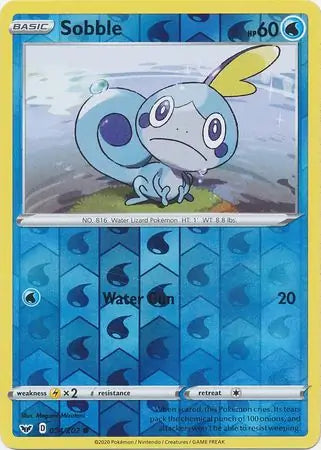 Sobble 054/202 (SWSH01: Sword & Shield Base Set)  - Reverse Holofoil | Good Games Adelaide SA