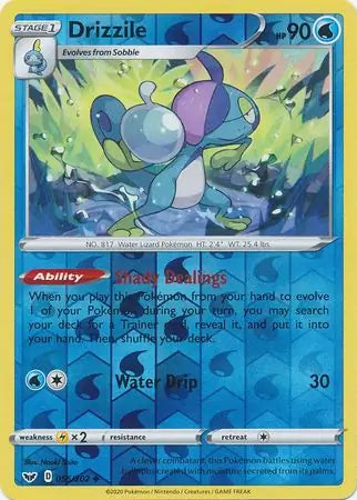 Drizzile 056/202 (SWSH01: Sword & Shield Base Set)  - Reverse Holofoil | Good Games Adelaide SA