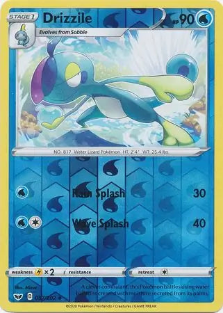 Drizzile 057/202 (SWSH01: Sword & Shield Base Set)  - Reverse Holofoil | Good Games Adelaide SA