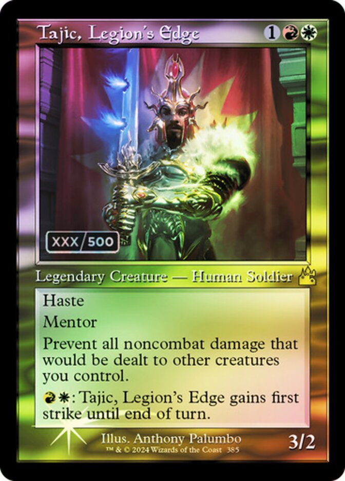 Tajic, Legion's Edge Serialized 385 (Ravnica Remastered)  - Foil | Good Games Adelaide SA