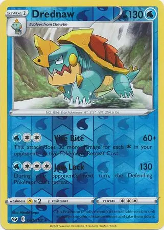 Drednaw 061/202 (SWSH01: Sword & Shield Base Set)  - Reverse Holofoil | Good Games Adelaide SA