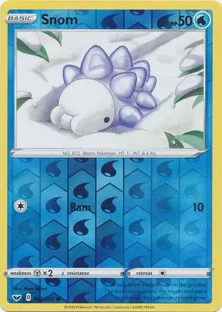 Snom 063/202 (SWSH01: Sword & Shield Base Set)  - Reverse Holofoil | Good Games Adelaide SA