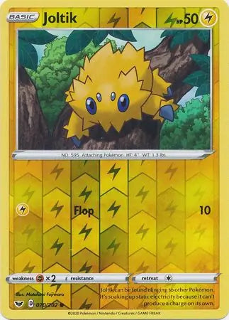 Joltik 070/202 (SWSH01: Sword & Shield Base Set)  - Reverse Holofoil | Good Games Adelaide SA