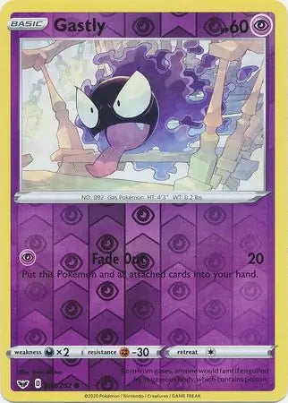 Gastly 083/202 (SWSH01: Sword & Shield Base Set)  - Reverse Holofoil | Good Games Adelaide SA