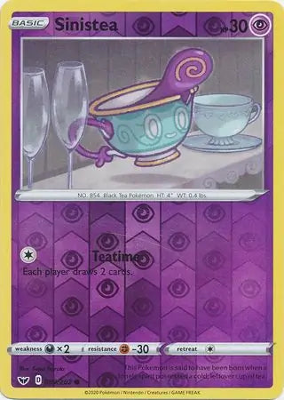 Sinistea 089/202 (SWSH01: Sword & Shield Base Set)  - Reverse Holofoil | Good Games Adelaide SA