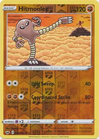 Hitmonlee 094/202 (SWSH01: Sword & Shield Base Set)  - Reverse Holofoil | Good Games Adelaide SA