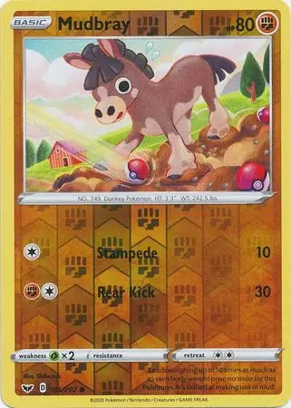 Mudbray 105/202 (SWSH01: Sword & Shield Base Set)  | Good Games Adelaide SA