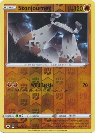 Stonjourner 114/202 (SWSH01: Sword & Shield Base Set)  - Reverse Holofoil | Good Games Adelaide SA