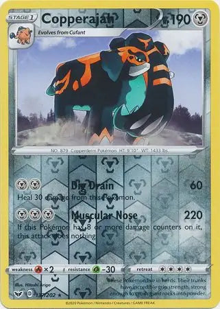 Copperajah 137/202 (SWSH01: Sword & Shield Base Set)  - Reverse Holofoil | Good Games Adelaide SA