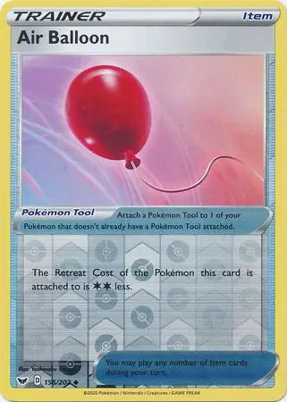 Air Balloon 156/202 (SWSH01: Sword & Shield Base Set)  - Reverse Holofoil | Good Games Adelaide SA