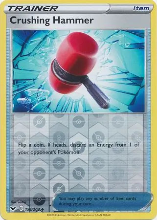 Crushing Hammer 159/202 (SWSH01: Sword & Shield Base Set)  - Reverse Holofoil | Good Games Adelaide SA