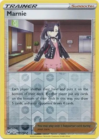 Marnie 169/202 (SWSH01: Sword & Shield Base Set)  - Reverse Holofoil | Good Games Adelaide SA