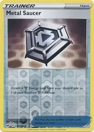 Metal Saucer 170/202 (SWSH01: Sword & Shield Base Set)  - Reverse Holofoil | Good Games Adelaide SA