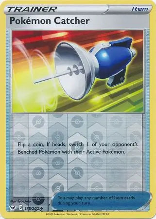 Pokemon Catcher 175/202 (SWSH01: Sword & Shield Base Set)  - Reverse Holofoil | Good Games Adelaide SA