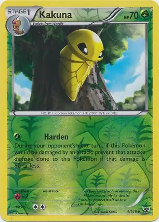 Kakuna 4/146 (XY Base Set)  - Reverse Holofoil | Good Games Adelaide SA