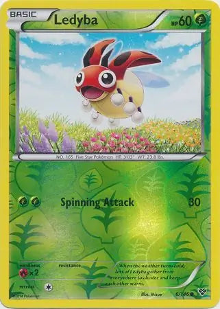 Ledyba 6/146 (XY Base Set)  - Reverse Holofoil | Good Games Adelaide SA