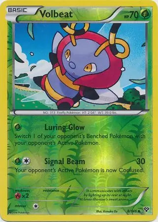 Volbeat 8/146 (XY Base Set)  - Reverse Holofoil | Good Games Adelaide SA