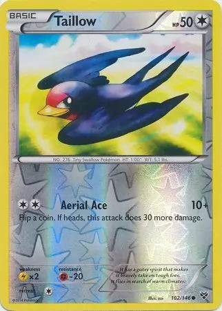 Taillow 102/146 (XY Base Set)  - Reverse Holofoil | Good Games Adelaide SA