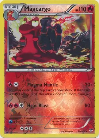 Magcargo 21/146 (XY Base Set)  - Reverse Holofoil | Good Games Adelaide SA