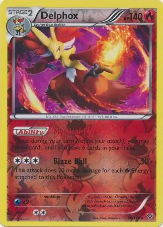 Delphox 26/146 (XY Base Set)  - Reverse Holofoil | Good Games Adelaide SA