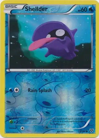 Shellder 31/146 (XY Base Set)  - Reverse Holofoil | Good Games Adelaide SA