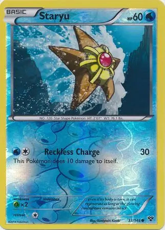 Staryu 33/146 (XY Base Set)  - Reverse Holofoil | Good Games Adelaide SA