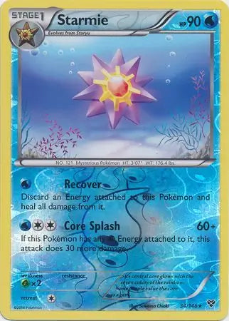 Starmie 34/146 (XY Base Set)  - Reverse Holofoil | Good Games Adelaide SA