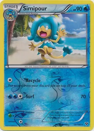 Simipour 38/146 (XY Base Set)  - Reverse Holofoil | Good Games Adelaide SA