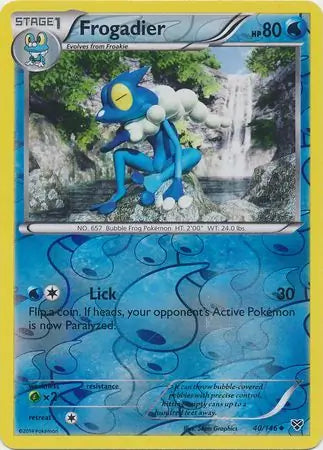 Frogadier 40/146 (XY Base Set)  - Reverse Holofoil | Good Games Adelaide SA
